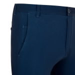 Unisex chino-style elastic trousers, cotton, elastane, 260 g/m2, Velilla navy-blue colour fifth view
