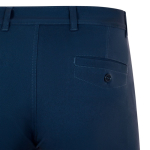 Unisex chino-style elastic trousers, cotton, elastane, 260 g/m2, Velilla navy-blue colour sixth view