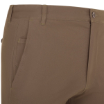 Unisex chino-style elastic trousers, cotton, elastane, 260 g/m2, Velilla natural colour fifth view