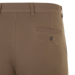 Unisex chino-style elastic trousers, cotton, elastane, 260 g/m2, Velilla natural colour sixth view