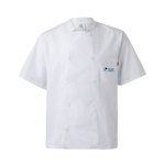 Short-sleeved chef's jacket, polyester and cotton, 110 g/m2, Velilla main view