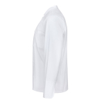 Long-sleeved chef's jacket, polyester and cotton, 175 g/m2, Velilla white colour third view