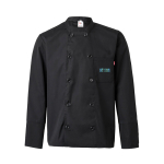 Long-sleeved chef's jacket, polyester and cotton, 175 g/m2, Velilla main view