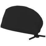 Healthcare twill cap, polyester and cotton, 190 g/m2, Velilla black colour