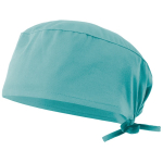 Healthcare twill cap, polyester and cotton, 190 g/m2, Velilla turquoise colour