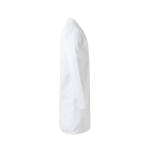 Unisex twill blouse, polyester and cotton, 180 g/m2, Velilla white colour third view
