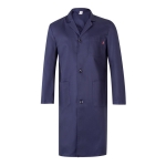 Work blouse, twill fabric, polyester and cotton, 175 g/m2, Velilla blue colour second view