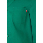 Work blouse, twill fabric, polyester and cotton, 175 g/m2, Velilla green colour fifth view