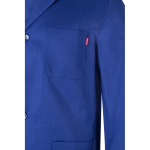 Work blouse, twill fabric, polyester and cotton, 175 g/m2, Velilla royal blue colour fifth view