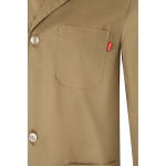 Work blouse, twill fabric, polyester and cotton, 175 g/m2, Velilla natural colour fifth view
