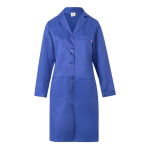 Long-sleeved work coat, polyester and cotton, 175 g/m2, Velilla royal blue colour second view
