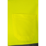 Unisex long-sleeved piqué polo, cotton, polyester, 150 g/m2, Velilla green colour fifth view