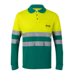 Unisex long-sleeved piqué polo, cotton, polyester, 150 g/m2, Velilla main view