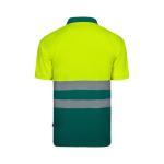 Unisex short-sleeved work polo shirt, birdseye fabric, 140 g/m2, Velilla green colour