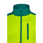 Softshell work jacket with fleece lining, polyester, 280 g/m2, Velilla green colour fifth view