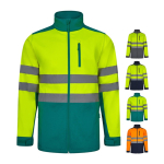 Softshell work jacket with fleece lining, polyester, 280 g/m2, Velilla various colours
