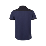 Unisex work polo shirt, short sleeves, polyester, 200 g/m2, Velilla blue colour
