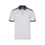 Unisex work polo shirt, short sleeves, polyester, 200 g/m2, Velilla white colour second view