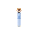 Set of three colourful animal-themed pens with stamp for children natural colour fifth view