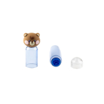 Set of three colourful animal-themed pens with stamp for children natural colour sixth view