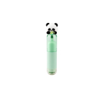 Set of three colourful animal-themed pens with stamp for children natural colour