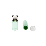 Set of three colourful animal-themed pens with stamp for children