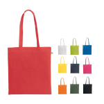 Recycled cotton-polyester shopping bag, 150 g/m2 various colours
