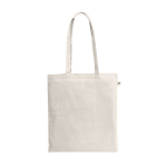 Multi-purpose recycled cotton bag with long handles, 180 g/m2 various colours