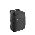 Padded recycled polyester backpack for 15.6” laptop dark grey colour