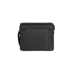 Recycled polyester thermal bag with adjustable strap, 7L black colour second view