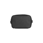 Recycled polyester thermal bag with adjustable strap, 7L black colour third view