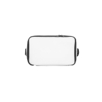 Recycled polyester thermal bag with adjustable strap, 6L white colour third view