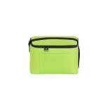 Recycled polyester thermal bag with adjustable strap, 6L light-green colour first view