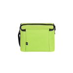 Recycled polyester thermal bag with adjustable strap, 7L light-green colour second view