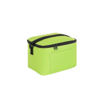 Recycled polyester thermal bag with adjustable strap, 7L light-green colour