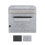 Recycled felt sleeve with compartment for 14” laptop various colours