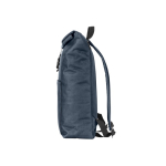 Multi-purpose roll-top backpack for 17.3” laptop blue colour third view