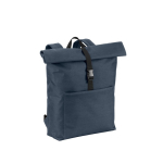Multi-purpose roll-top backpack for 17.3” laptop blue colour