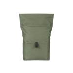 Multi-purpose roll-top backpack for 17.3” laptop dark green colour fourth view