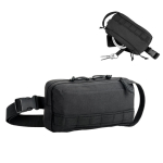 Recycled polyester bum bag with lining and adjustable straps various colours