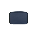 Recycled polyester thermal bag with adjustable strap, 12L blue colour third view