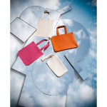 Recycled cotton-polyester bag with long handles, 280 g/m2 first view