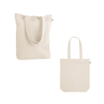 Recycled cotton-polyester bag with long handles, 280 g/m2 various colours