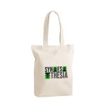 Natural cotton shopping bag with long handles, 220 g/m2 natural colour image with logo