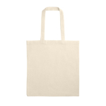 Versatile natural cotton-polyester bag with handles, 140 g/m2 various colours