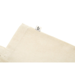 Organic cotton shopping bag with long handles, 140 g/m2 natural colour fourth view