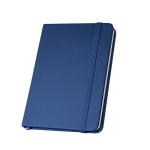 Partially recycled hardcover notebook, A5 lined pages blue colour