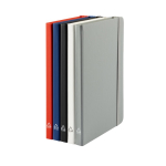 Partially recycled hardcover notebook, A5 lined pages
