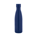 Stainless steel thermal bottle with leak-proof lid, 520 ml navy-blue colour