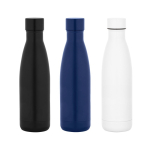 Stainless steel thermal bottle with leak-proof lid, 520 ml various colours